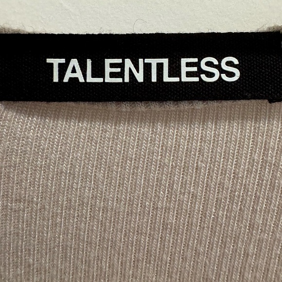 TALENTLESS | Cotton Ribbed Mini Dress | Size Xs - Picture 3 of 5